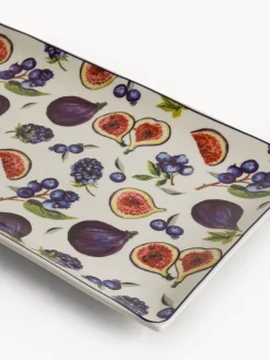 coincasa Vassoio new bone china motivo fichi