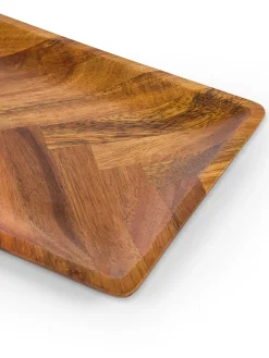 coincasa Vassoio rettangolare in legno di acacia