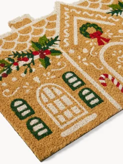 coincasa Zerbino in cocco sagomato con stampa casa natalizia