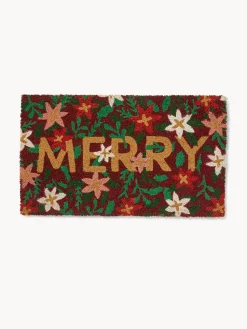 coincasa Zerbino in cocco sagomato con stampa natalizia